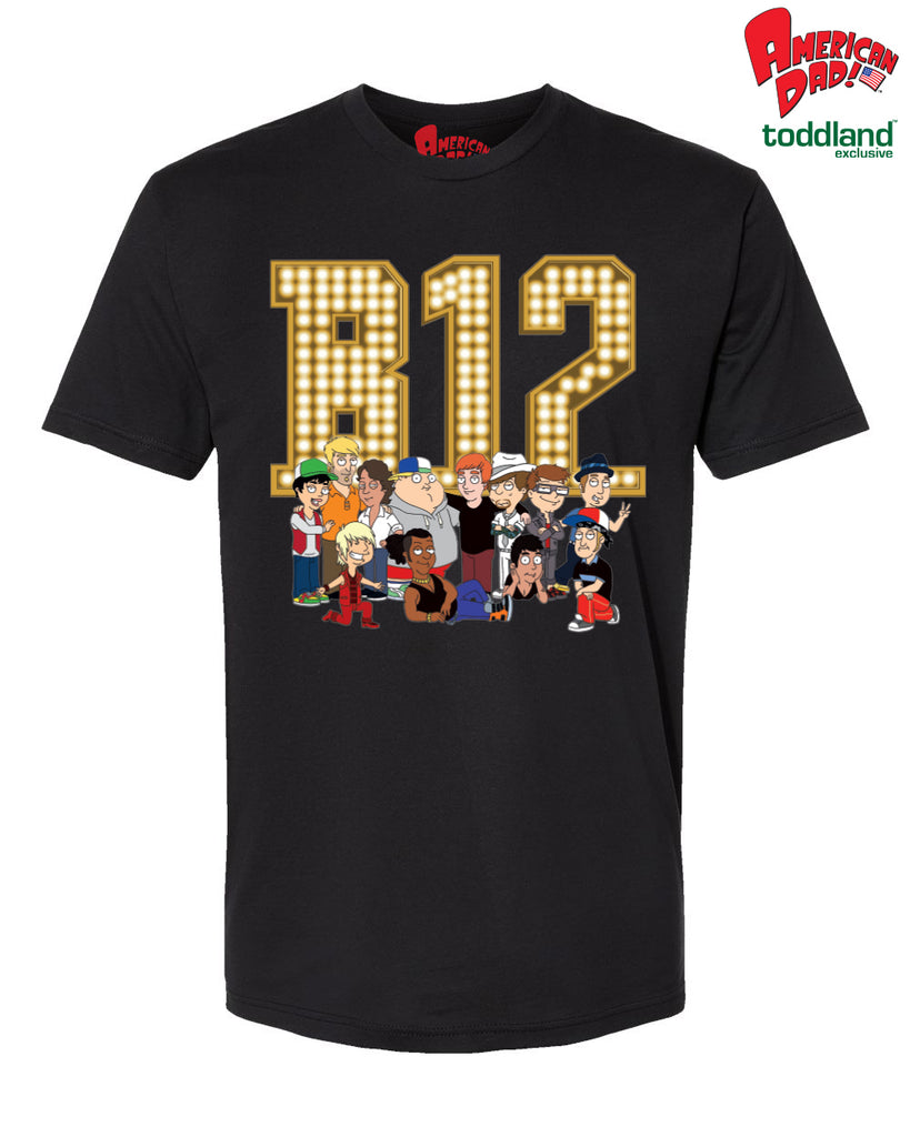 American Dad! - 2026 B12 Tee- Vintage Black