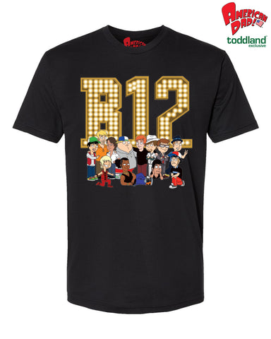 American Dad! - 2026 B12 Tee- Vintage Black