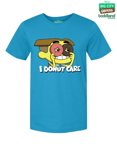 Big City Greens - ADULT I Donut Care tee - Aqua
