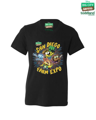 Big City Greens - YOUTH Farm Expo tee - Black