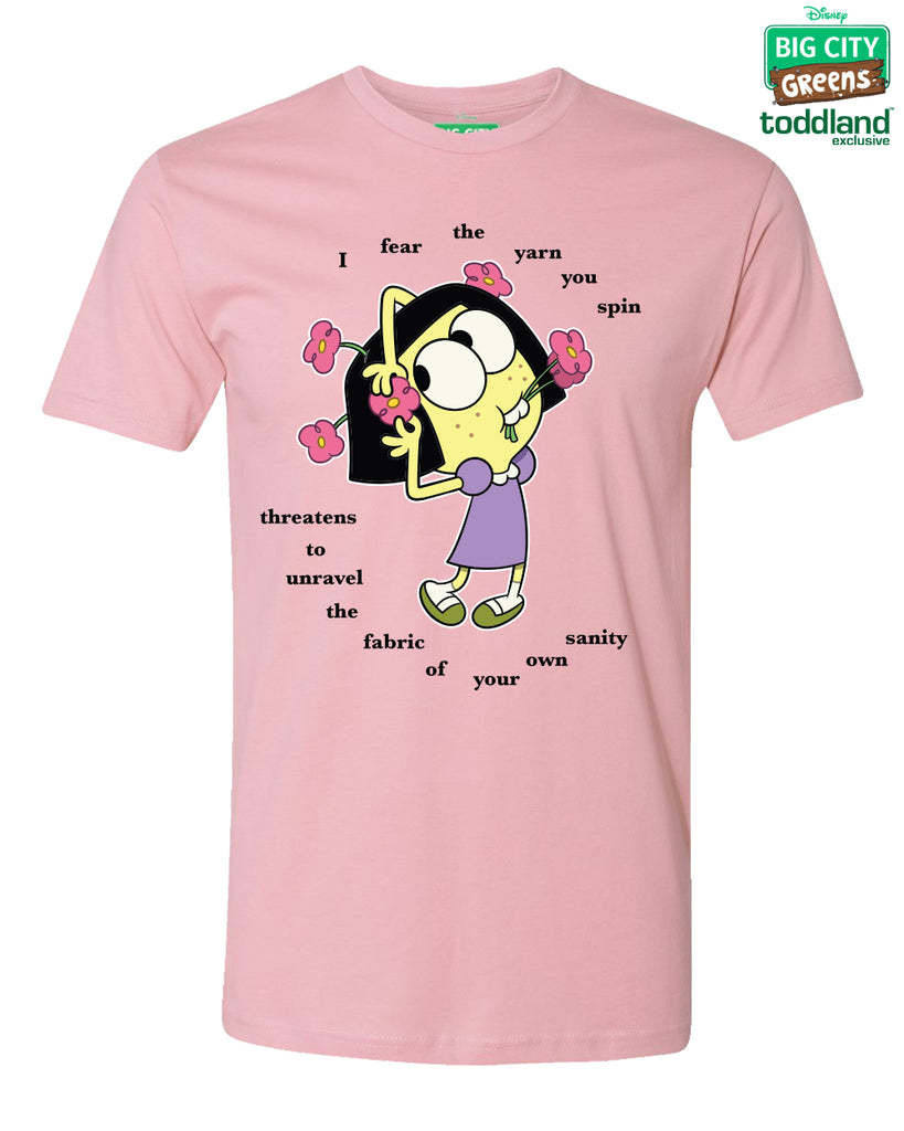 Big City Greens - ADULT Sanity tee - Light Pink