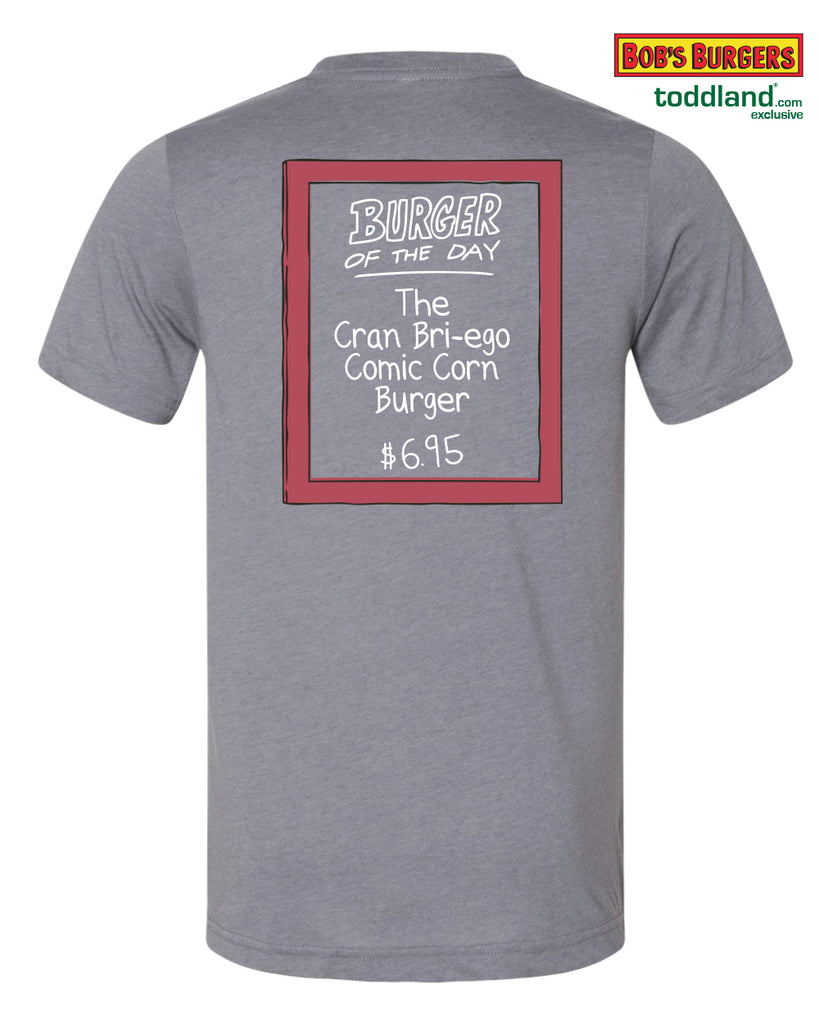 2026 Bob's Burgers - Comic Con Burger of the Day Tee - gray
