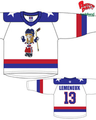 American Dad! - 2026 Actual Authentic Hockey Jerseys (white) - pre-order closes 8/14/26. ships 11/1/26