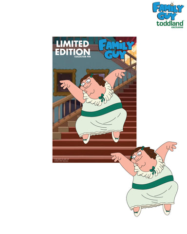 Family Guy - I'll be right down!  Peter pin