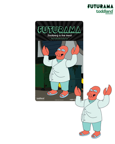 FUTURAMA - Zoidberd is the Hero! pin