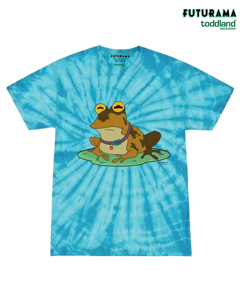 FUTURAMA - ALL GLORY!  Tee  - Tie Dye Turquoise