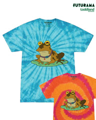 FUTURAMA - ALL GLORY!  Tee  - Tie Dye Turquoise