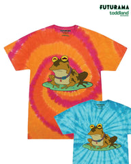 FUTURAMA - ALL GLORY!  Tee  - Tie Dye Orange
