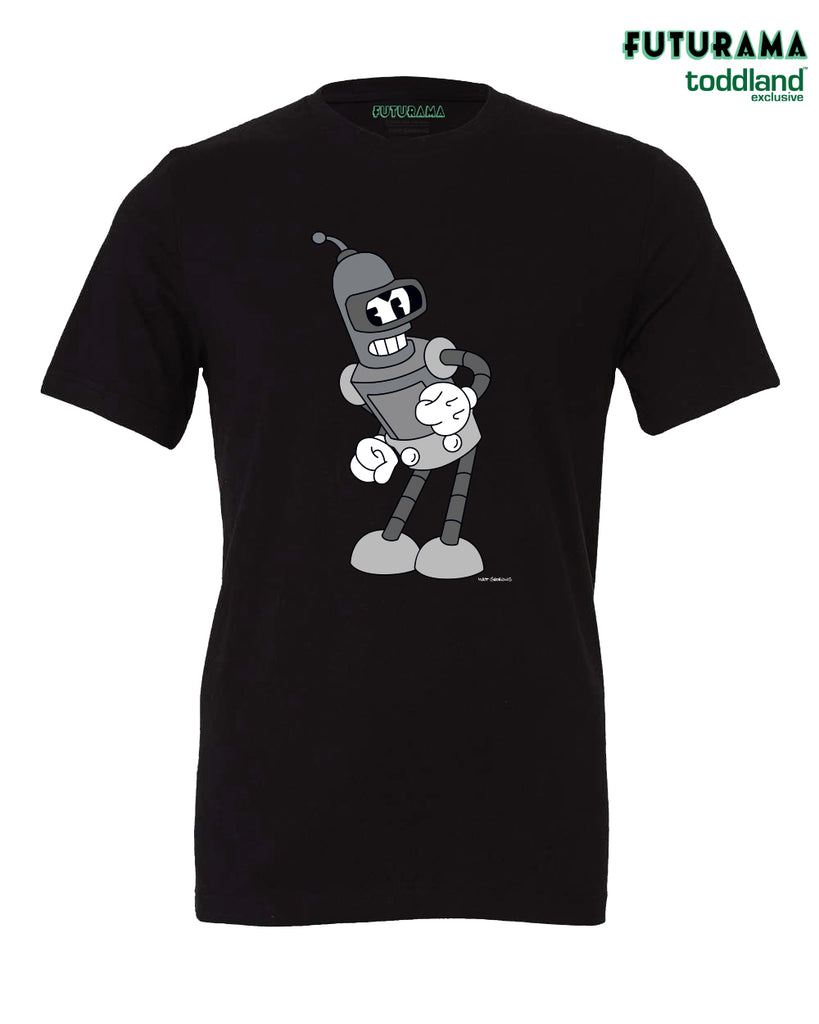 FUTURAMA - "That's All Jerks!" Bender tee - black