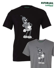 FUTURAMA - "That's All Jerks!" Bender tee - black