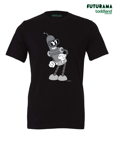 FUTURAMA - "That's All Jerks!" Bender tee - black