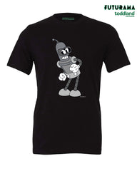 FUTURAMA - "That's All Jerks!" Bender tee - black