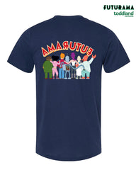 FUTURAMA - Frontsides & Backsides tee - solid navy
