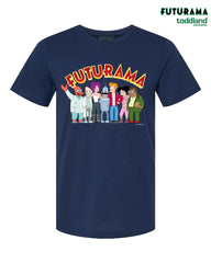 FUTURAMA - Frontsides & Backsides tee - solid navy