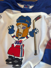 American Dad! - 2026 Actual Authentic Hockey Jerseys (white) - pre-order closes 8/14/26. ships 11/1/26