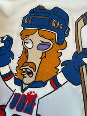 American Dad! - 2026 Actual Authentic Hockey Jerseys (white) - pre-order closes 8/14/26. ships 11/1/26
