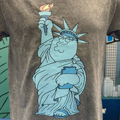 Family Guy - Peter of Liberty - Comfort Colors heavier weight tee