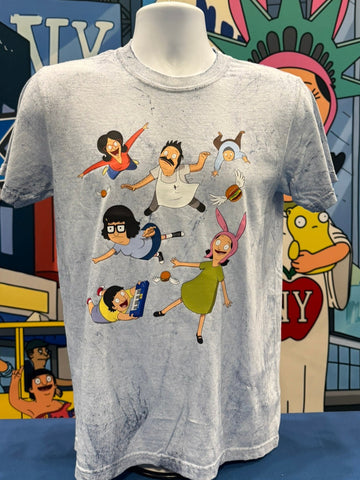 Bob's Burgers - Falling Tee - Comfort Colors heavier weight tee-Ocean