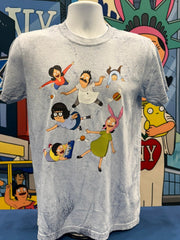 Bob's Burgers - Falling Tee - Comfort Colors heavier weight tee-Ocean