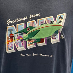 FUTURAMA - Greetings From New New York tee - solid navy