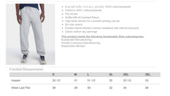 80's Fit Old School Gym Class Sweatpants - (NOT JOGGERS)