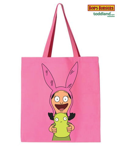 Bob's Burgers - Louise heavy canvas grocery tote - Pink