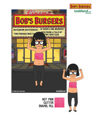 2026 Bob's Burgers - Glitter Tube Top Tina Hard Enamel Pin (*ships between 8/15-8/30)