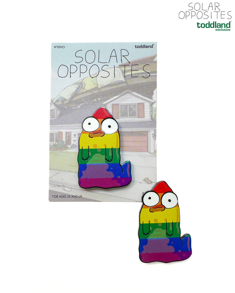 Solar Opposites - Pride Pupa 1.5" Hard Enamel Pin