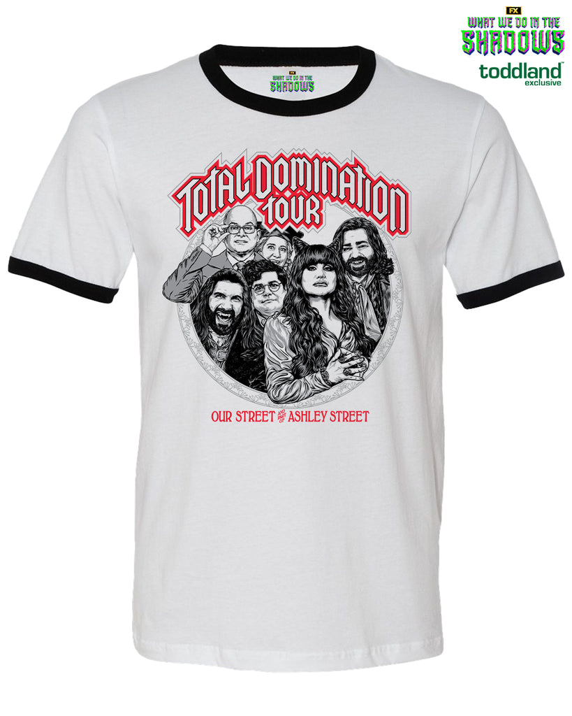 WWDITS - Total Domination Tour ringer tee - White/black