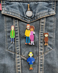 The Great North - Ham enamel pin