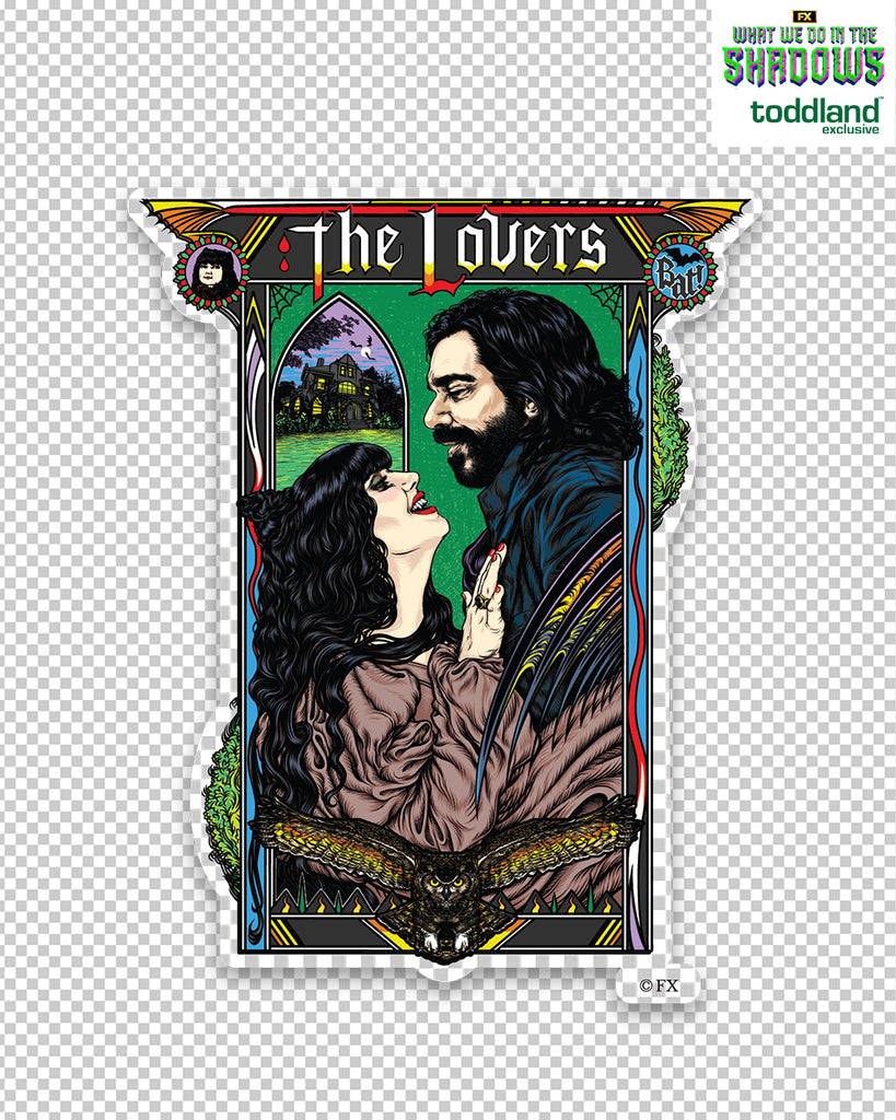WWDITS - The Lovers clear die cut sticker