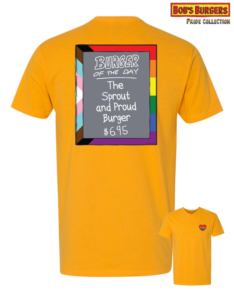 2026 Bob's Burgers Pride - 2026 Burger of the Day - Sprout and Proud Tee