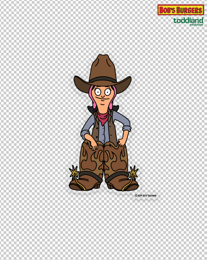 Bob's Burgers - Boots Louise Clear Die Cut Sticker