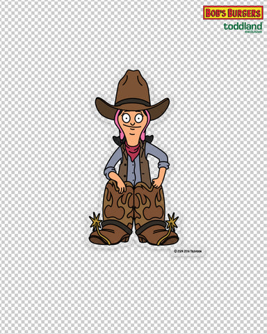 Bob's Burgers - Boots Louise Clear Die Cut Sticker