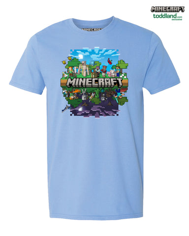 MINECRAFT - 2024 Day time Tee - Baby Blue (*ships after con mid august or sooner)