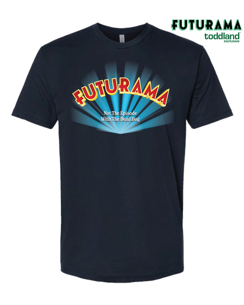 Futurama - 2026 "Not The Episode With The Dead Dog" Tee - Navy Blue