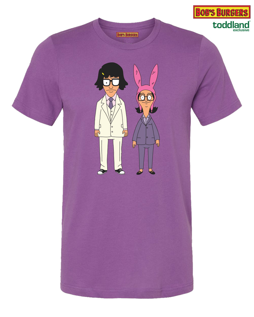 Bob's Burgers - Tina/Louise Fischoeder Tee - Royal Purple