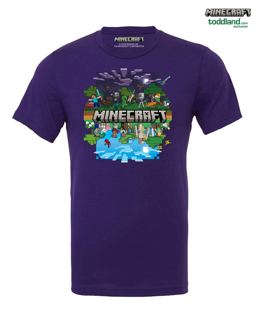 MINECRAFT - 2024 Night time Tee - Purple (*ships after con mid august or sooner)