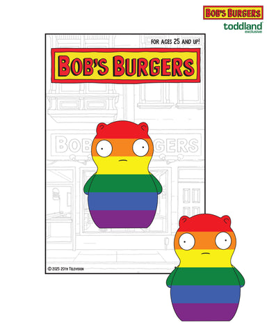 Bob's Burgers Pride - Pride Kuchi Kopi Pin  (*Online to order early July/Summer drop)