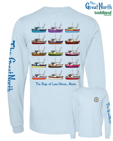 The Great North - Lone Moose Harbor Long Sleeve Tee