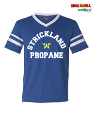 King of the Hill - Strickland Softball - royal/white