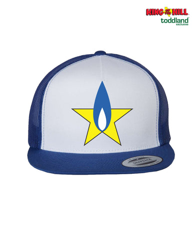 King of the Hill - Strickland Softball Hat - Royal/White