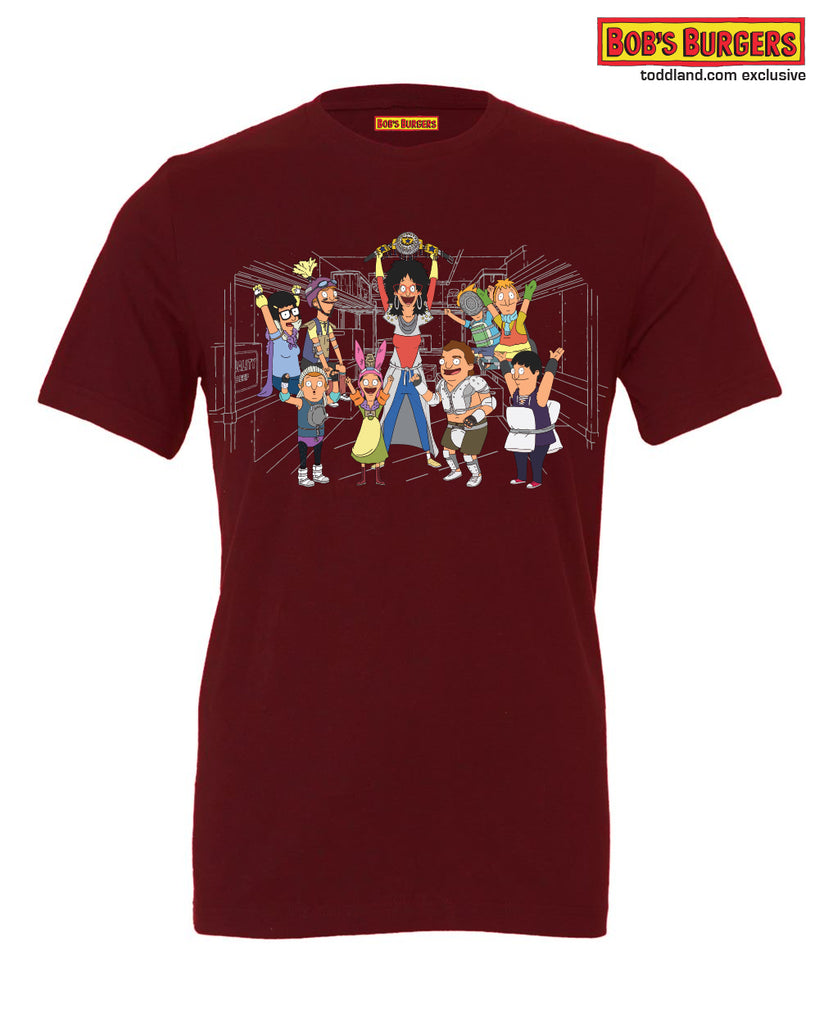 Bobs Burgers - Freezerdome Tee - maroon