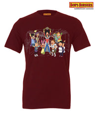 Bobs Burgers - Freezerdome Tee - maroon
