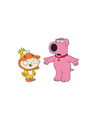 Family Guy - Quack Quaaaackkk!! 2 pack enamel pins (limited edition of 250)
