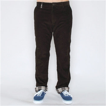 flannel lined (greatest pants in the universe) corduroy pants - chocolate
