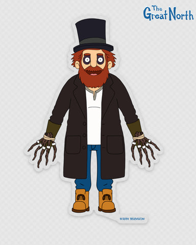 The Great North - The Babadook Clear Die Cut Sticker