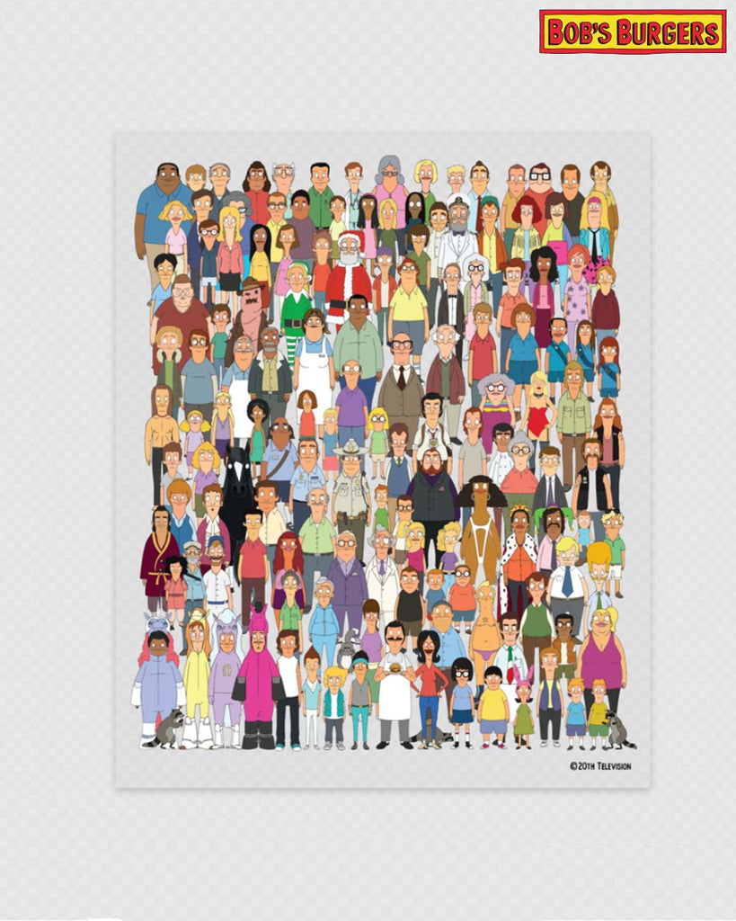 Bob's Burgers - (almost) everybody Clear Die Cut Sticker
