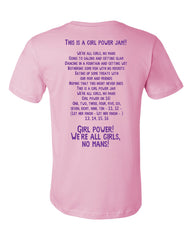 Wondercon 2018 Girl Power tee - Pink (Wondercon pickup only)