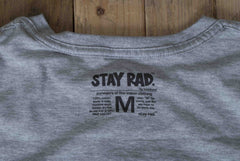 stay rad tee - navy - (youth) (CURRENTLY SOLD OUT)